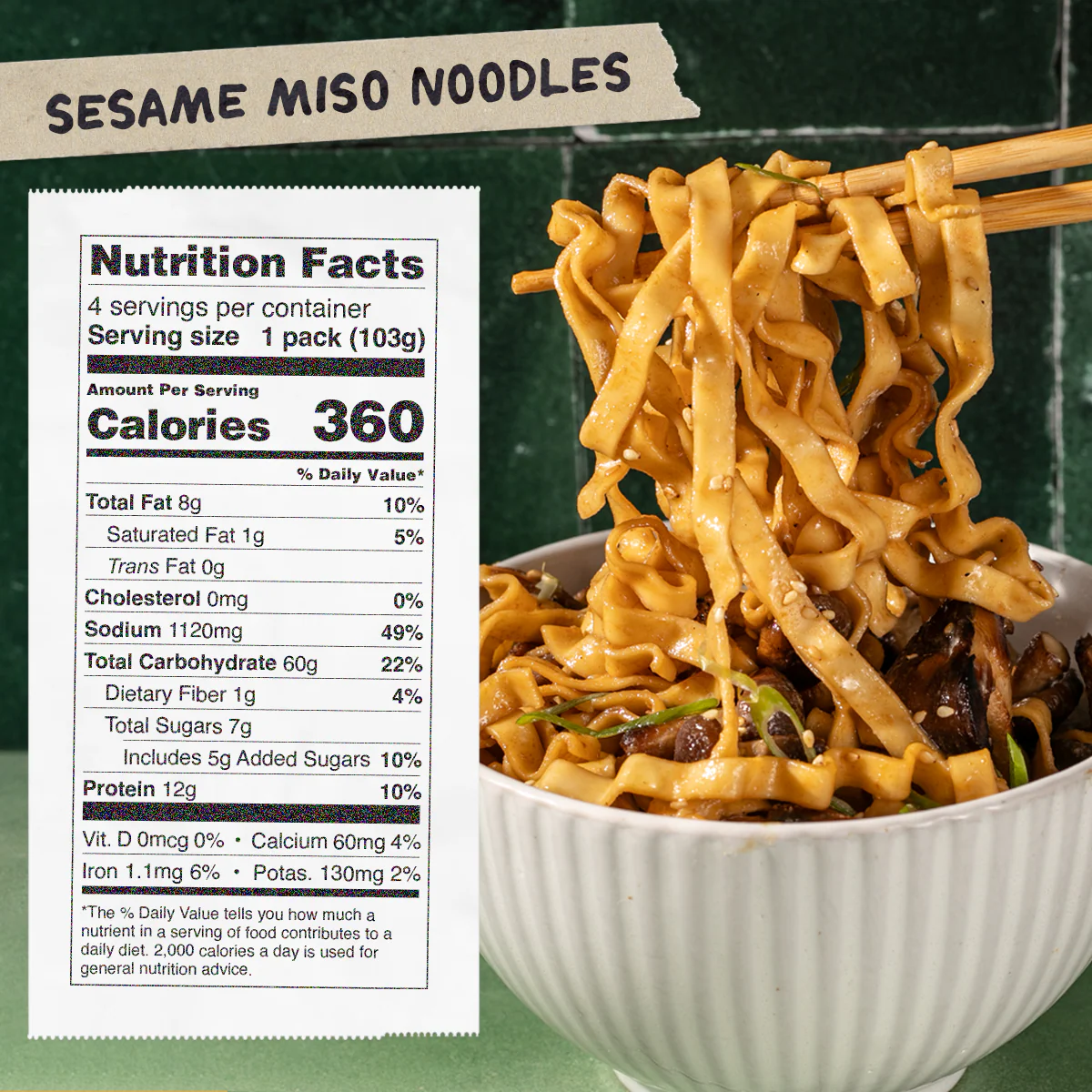 Sesame Miso Noodles | 4 Packs - Image 10