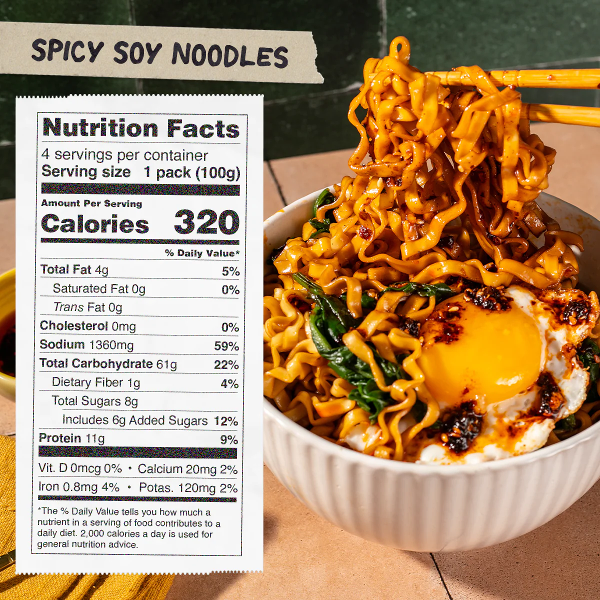 Spicy Soy Noodles | 4 Packs - Image 10