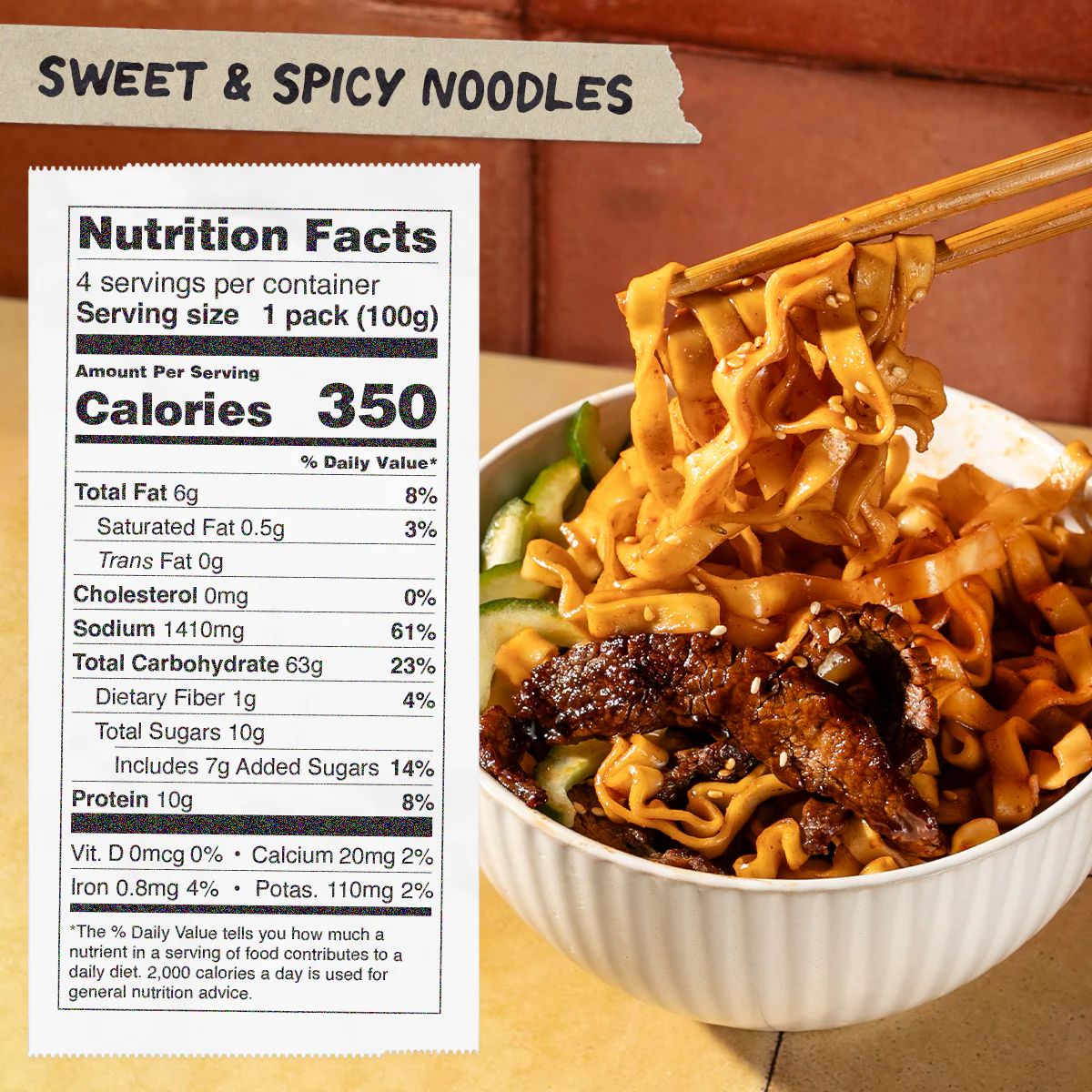 Sweet & Spicy Noodles | 4 Packs - Image 10